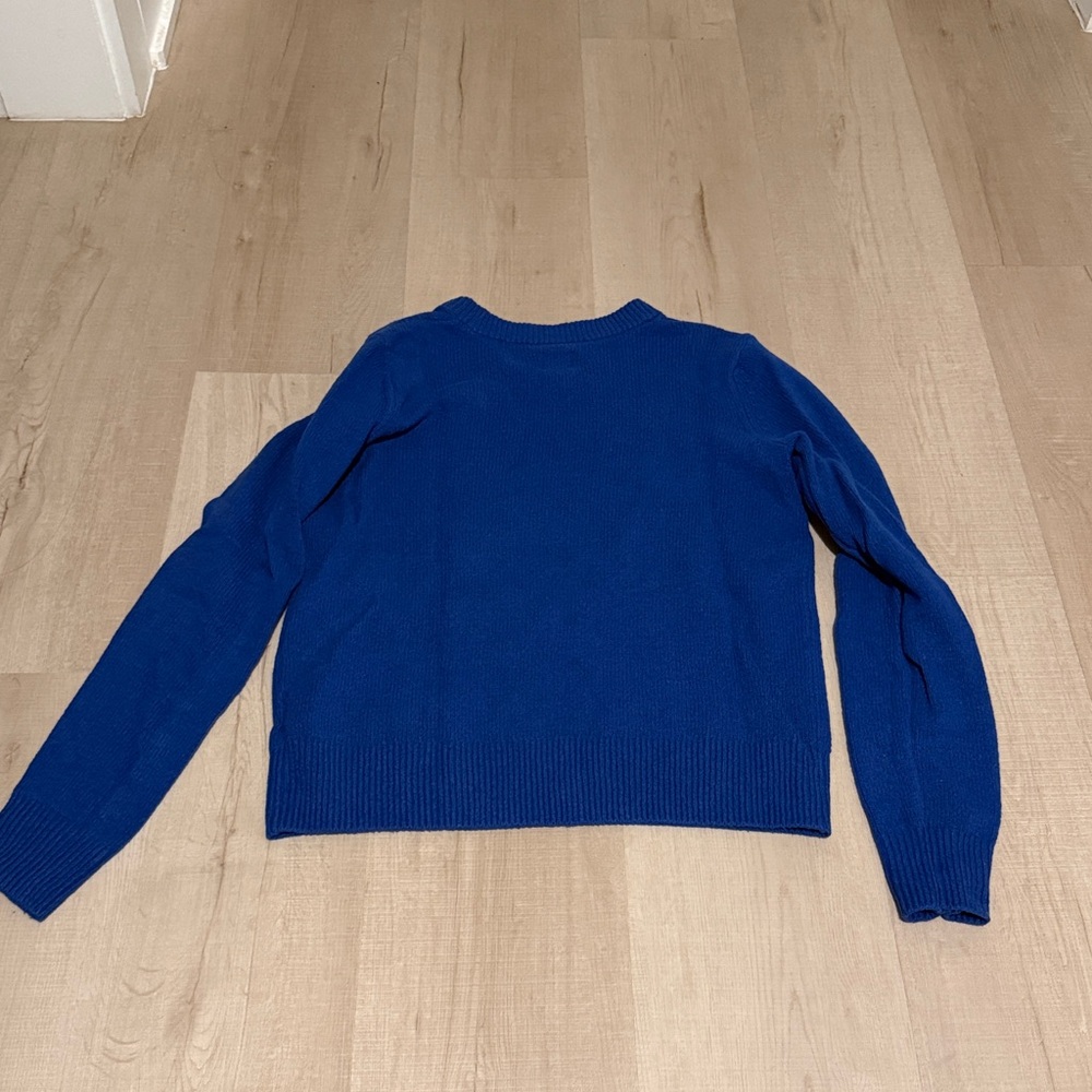 Gap CashSoft Crewneck Sweater - Blue - XS Petite - Picture 2 of 2
